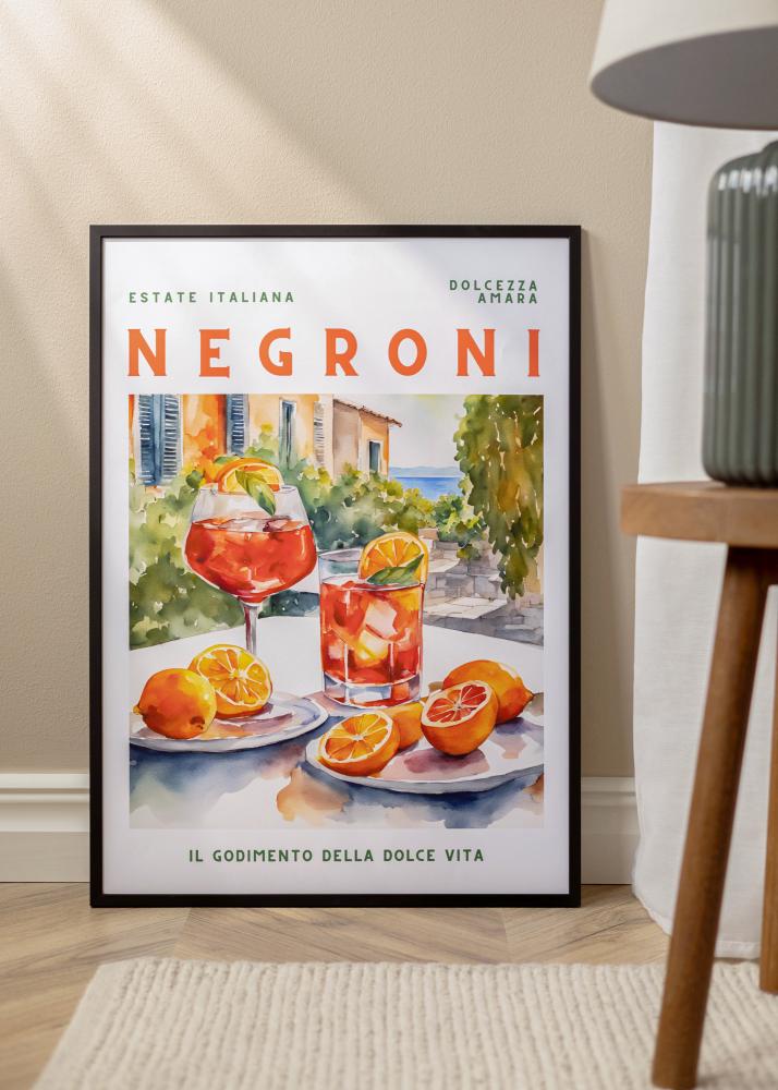 Okvir Edsbyn Akrilno steklo Črna 9x11 cm