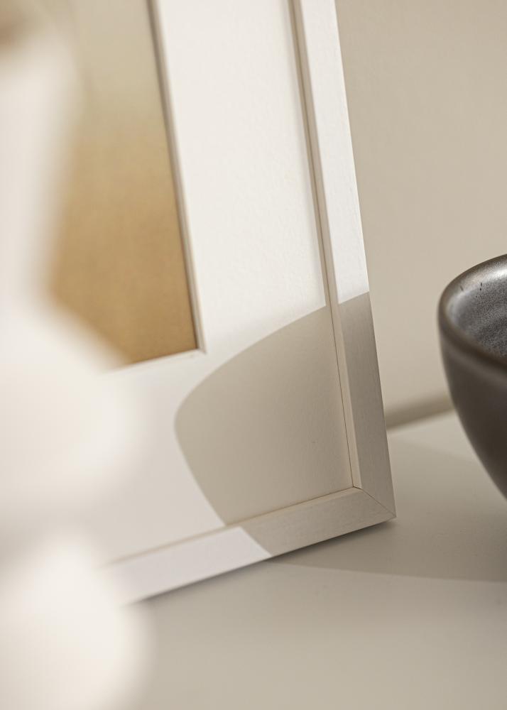 Okvir Edsbyn Akrilno steklo Bela 9x11 cm