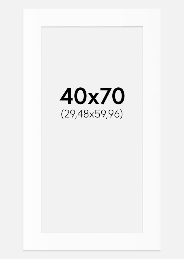 Paspartȗ Beli Standard (Belo Jedro) 40x70 cm (29,48x59,96)