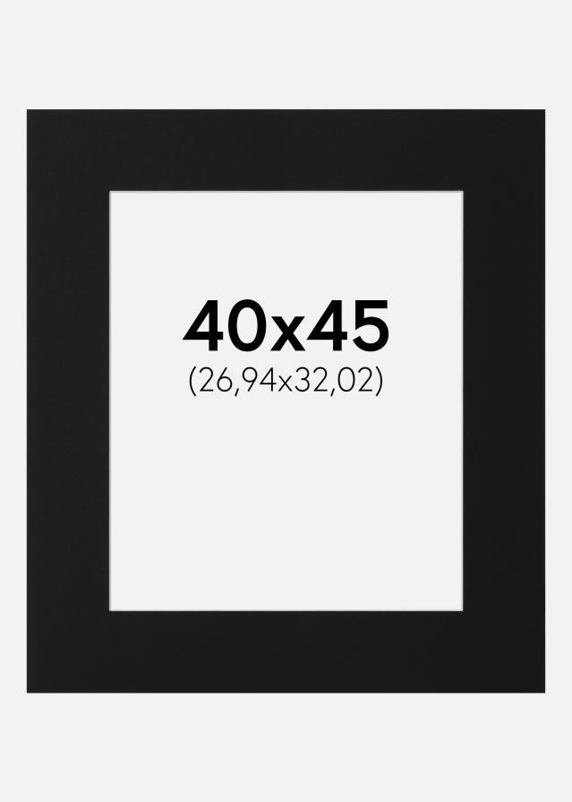 Paspartŭ Črni Standard (Belo Jedro) 40x45 cm (26,94x32,02)
