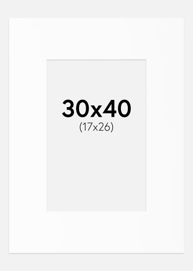 Paspartŭ Canson Bela Bel notranji rob 30x40 cm (17x26)