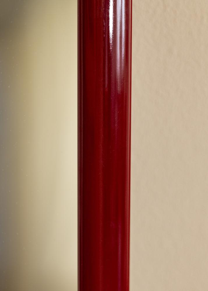 Ogledalo Dorset Temno-rdeča - Lastne mere