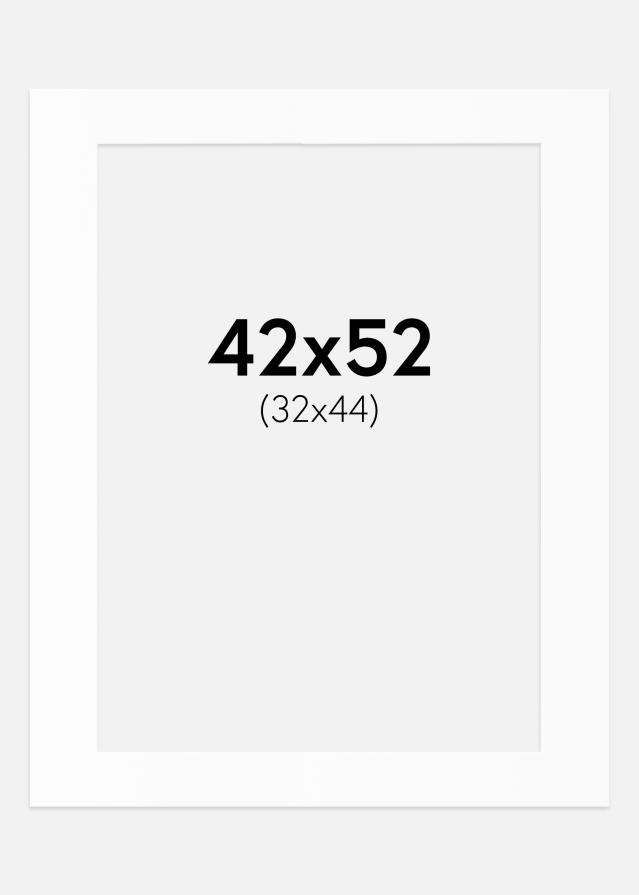 Paspartȗ Beli Standard (Belo Jedro) 42x52 cm (32x44)