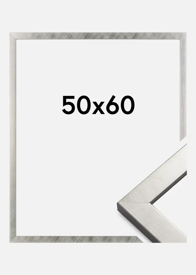 Okvir Uppsala Akrilno steklo Srebrna 50x60 cm