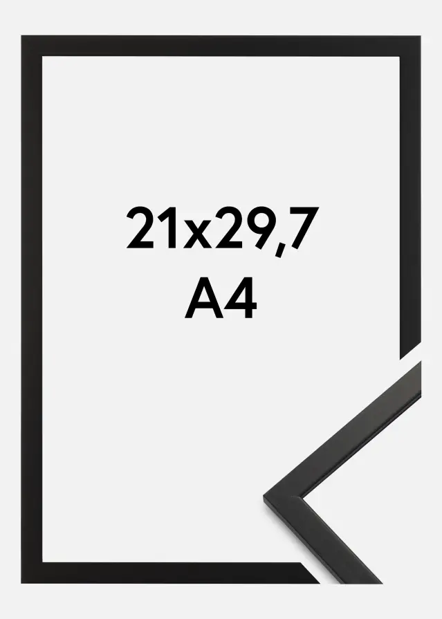 Okvir Edsbyn Črna 21x29,7 cm (A4)