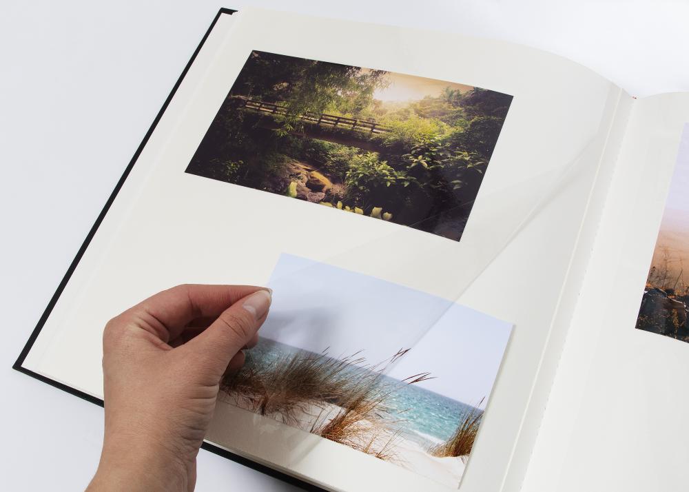 Fun Samolepilni Rdeča - 33x34 cm (50 Beli Strani / 25 listov)