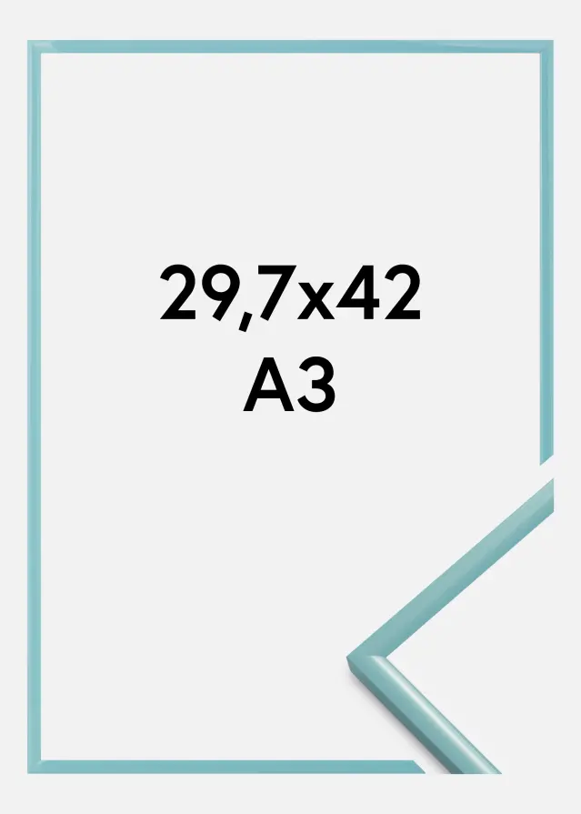 Okvir New Lifestyle Akrilno steklo Turkozna 29,7x42 cm (A3)