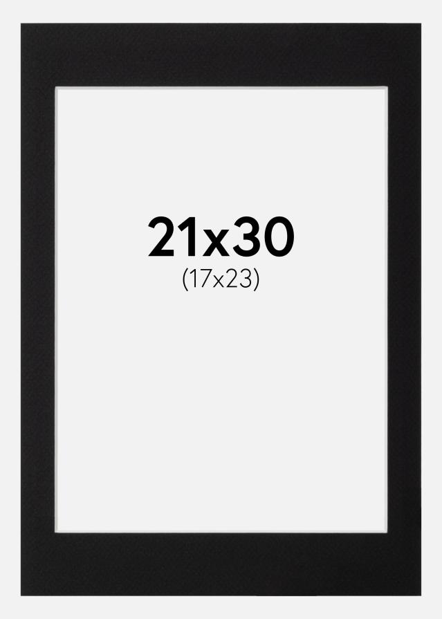 Paspartŭ Canson Črna Bel notranji rob 21x30 cm (17x23)