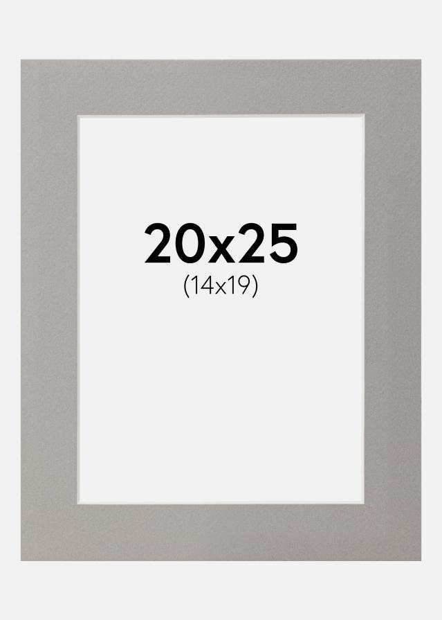 Paspartŭ Siva 20x25 cm (14x19)