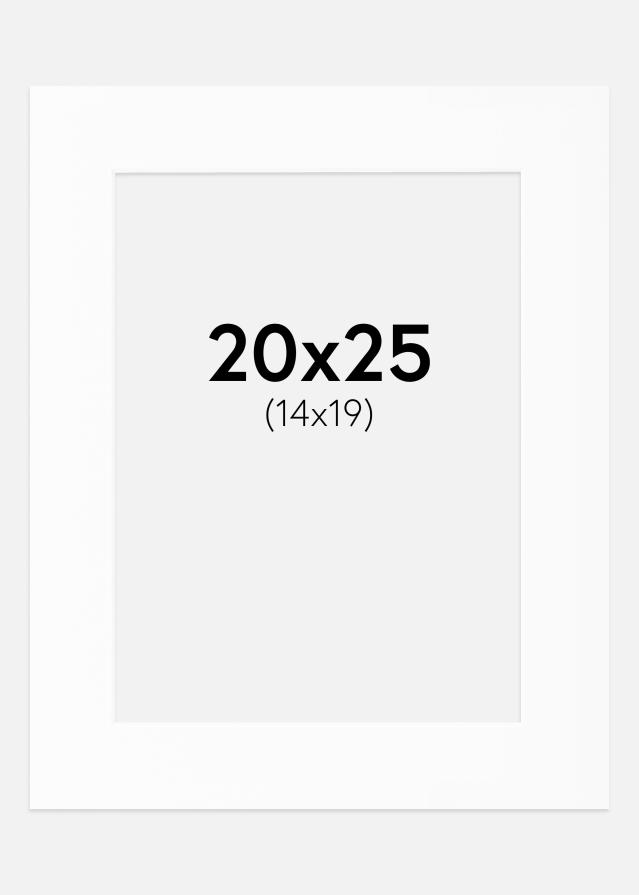 Paspartŭ Bela Standarden Bel notranji rob 20x25 cm (14x19)