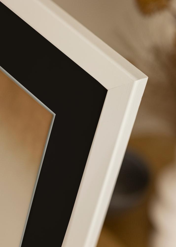 Okvir Trendline Bela 35x45 cm - Paspartŭ Črna 24x34 cm