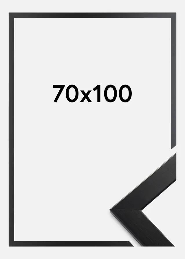 Okvir Trendline Akrilno steklo Črna 70x100 cm