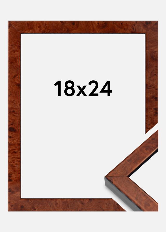 Okvir Hermes Akrilno steklo Burr Walnut 18x24 cm