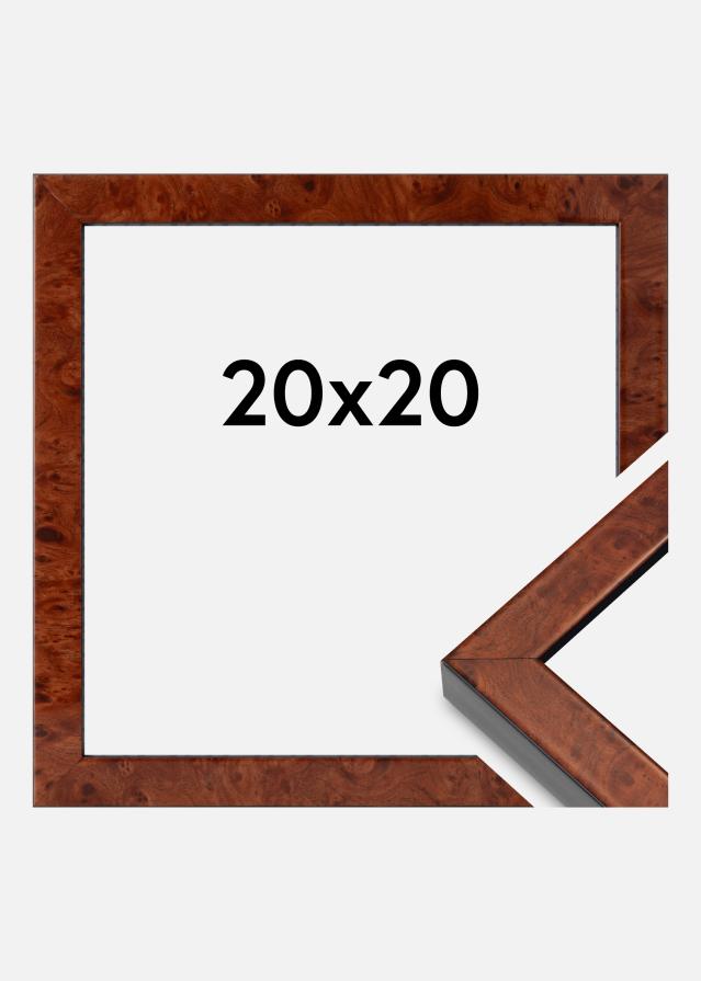 Okvir Hermes Akrilno steklo Burr Walnut 20x20 cm
