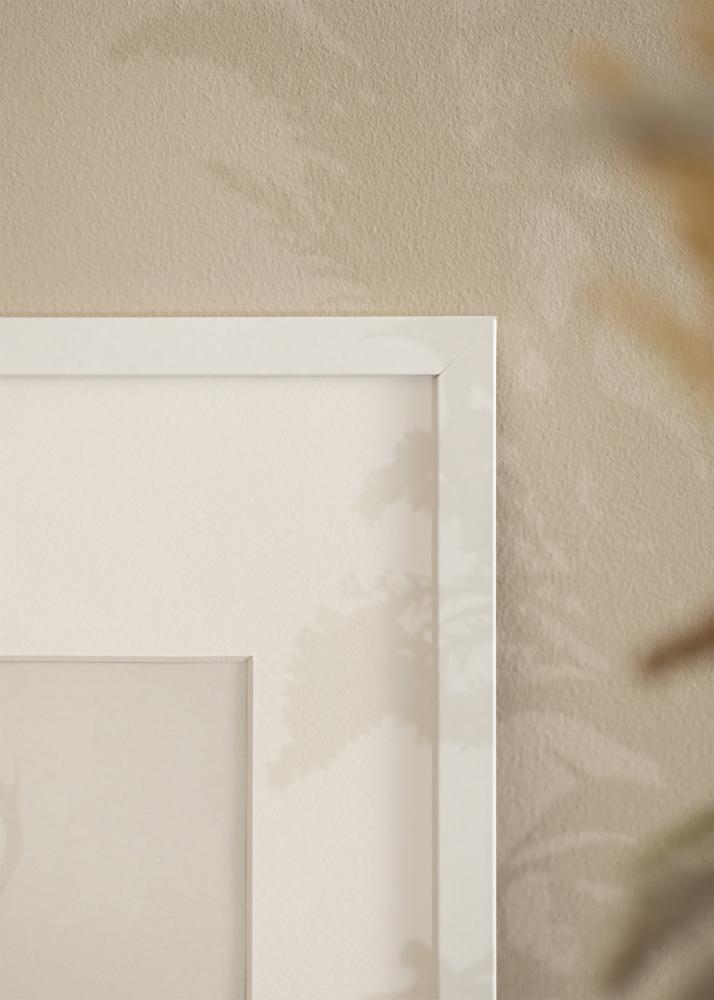 Okvir Modern Akrilno steklo Bela 30x45 cm