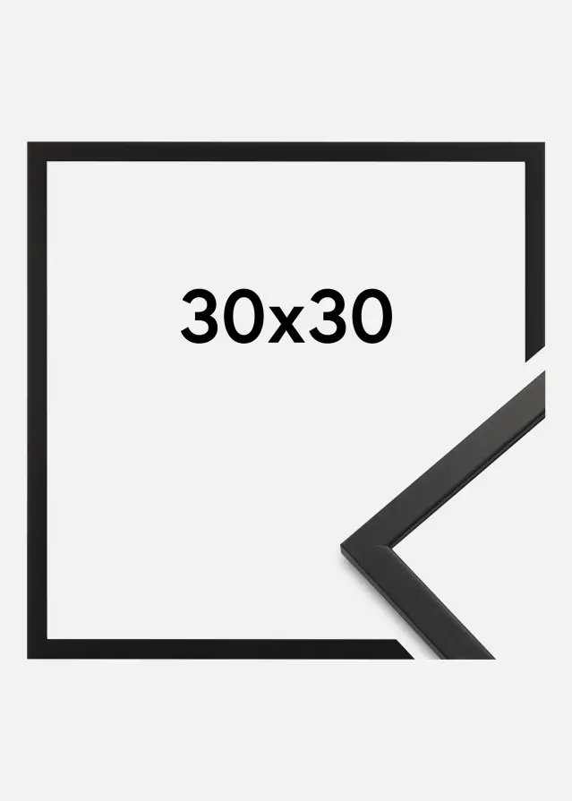 Okvir Edsbyn Akrilno steklo Črna 30x30 cm