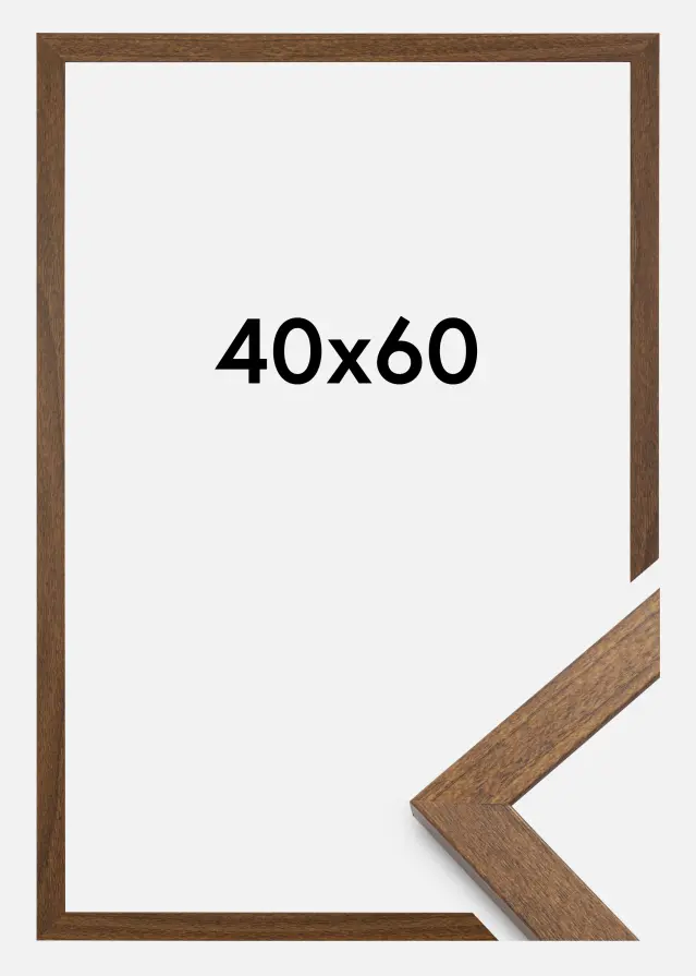 Okvir Eleganten Akrilno steklo Warm Brown 40x60 cm