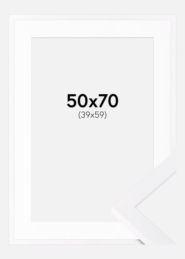 Okvir Selection Bela 50x70 cm - Paspartŭ Bela 40x60 cm
