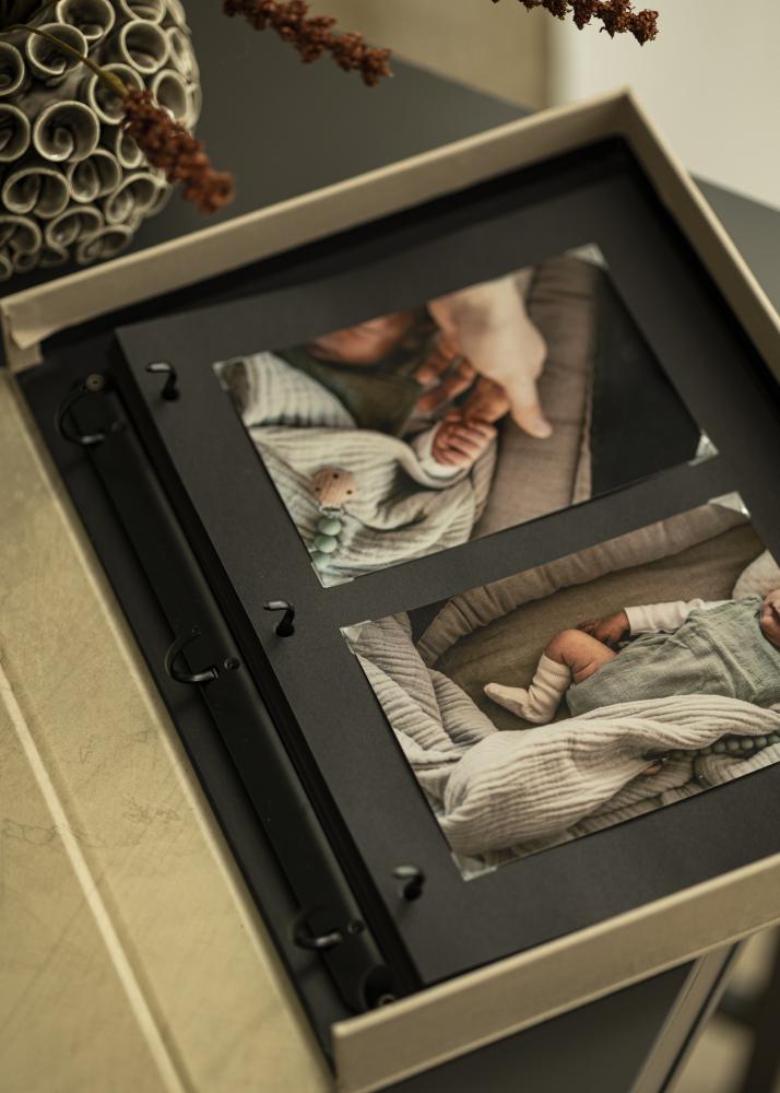 List v albumu za KAILA Coffee Table Photo Album - 30 kosov čierne