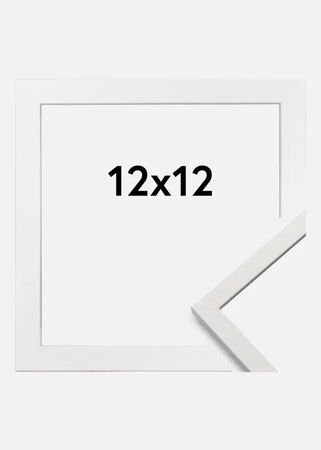 Okvir Edsbyn Akrilno steklo Bela 12x12 cm