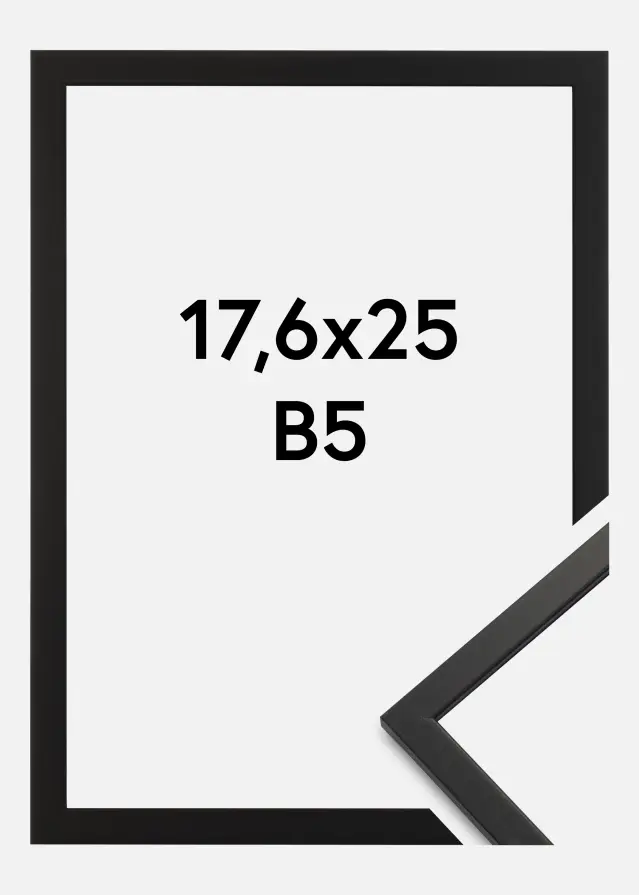 Okvir Edsbyn Akrilno steklo Črna B5