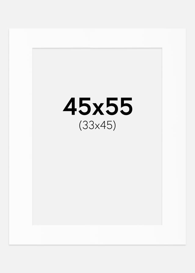 Paspartȗ Beli Standard (Belo Jedro) 45x55 cm (33x45)