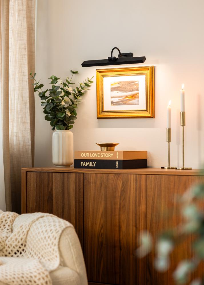 KAILA Flare Baterijska Slikarska Razsvetljava 40 cm - Črna