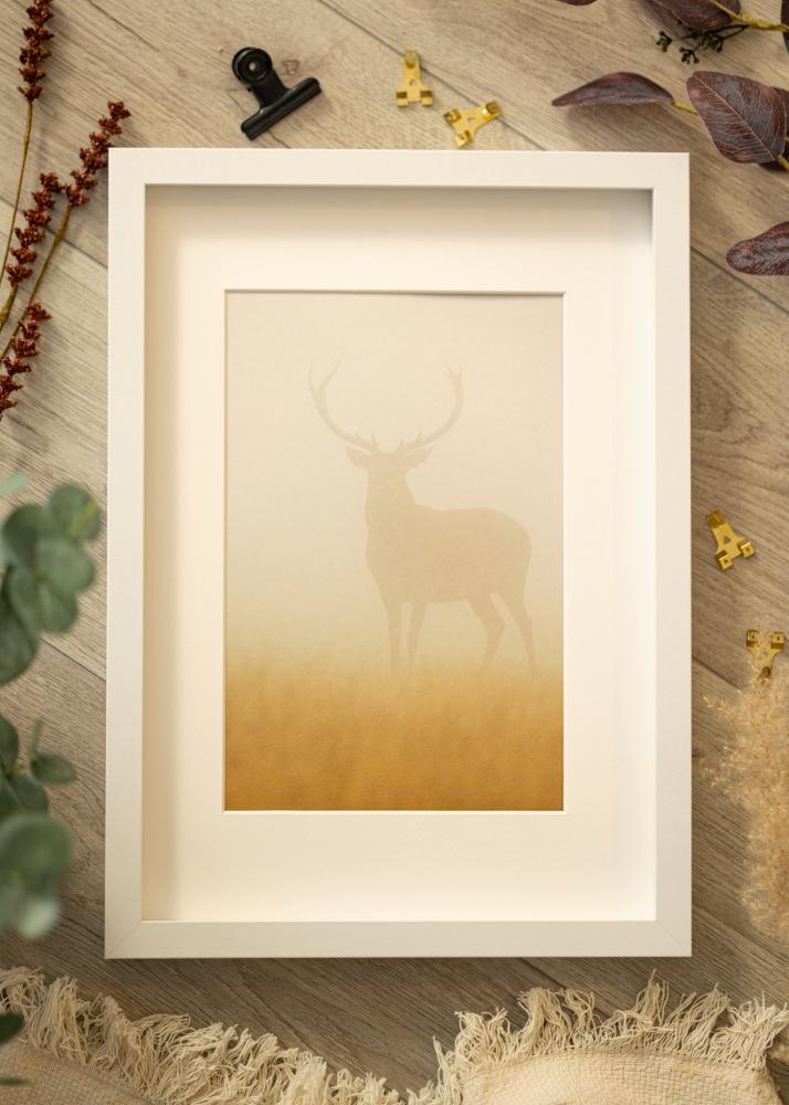 BGA Škatlasti okvir Akrilno steklo Bela 29,7x42 cm (A3)