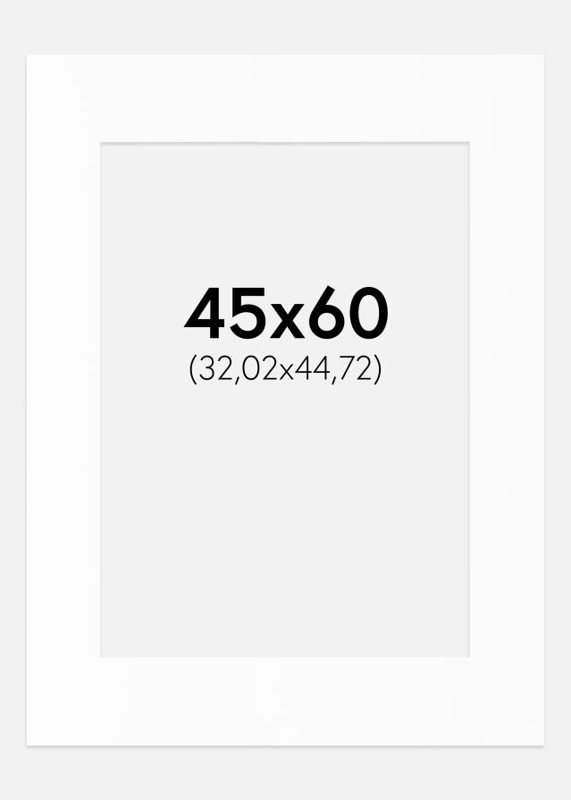 Paspartȗ Beli Standard (Belo Jedro) 45x60 cm (32,02x44,72)