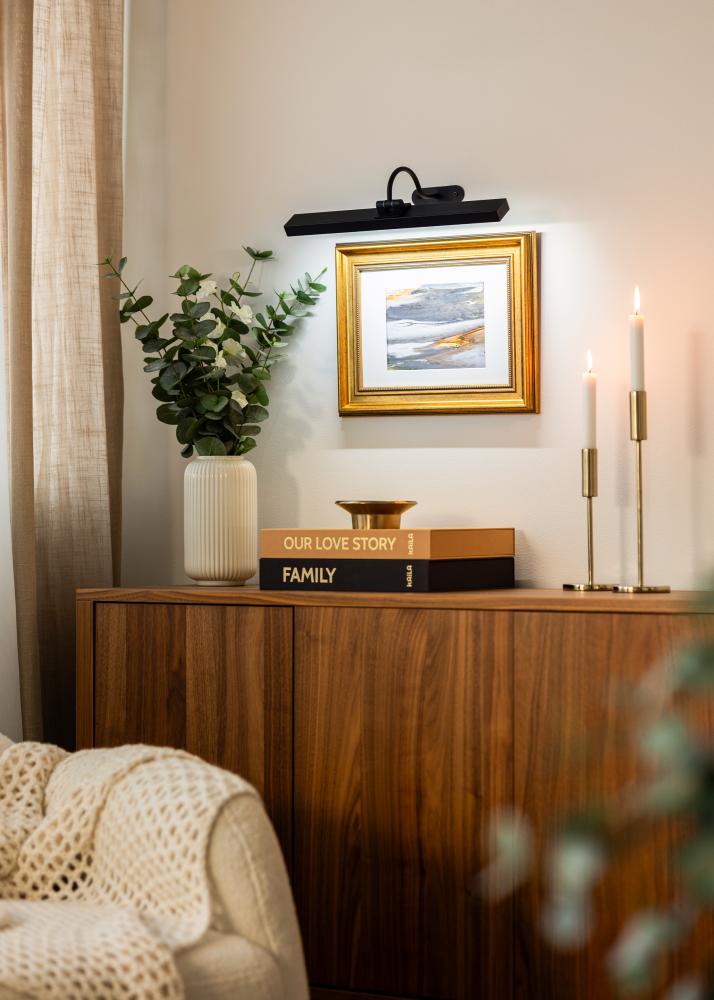 KAILA Flare Baterijska Slikarska Razsvetljava 40 cm - Črna