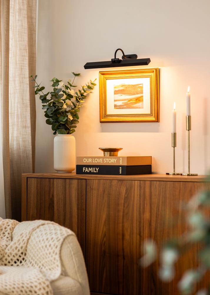 KAILA Flare Baterijska Slikarska Razsvetljava 40 cm - Črna