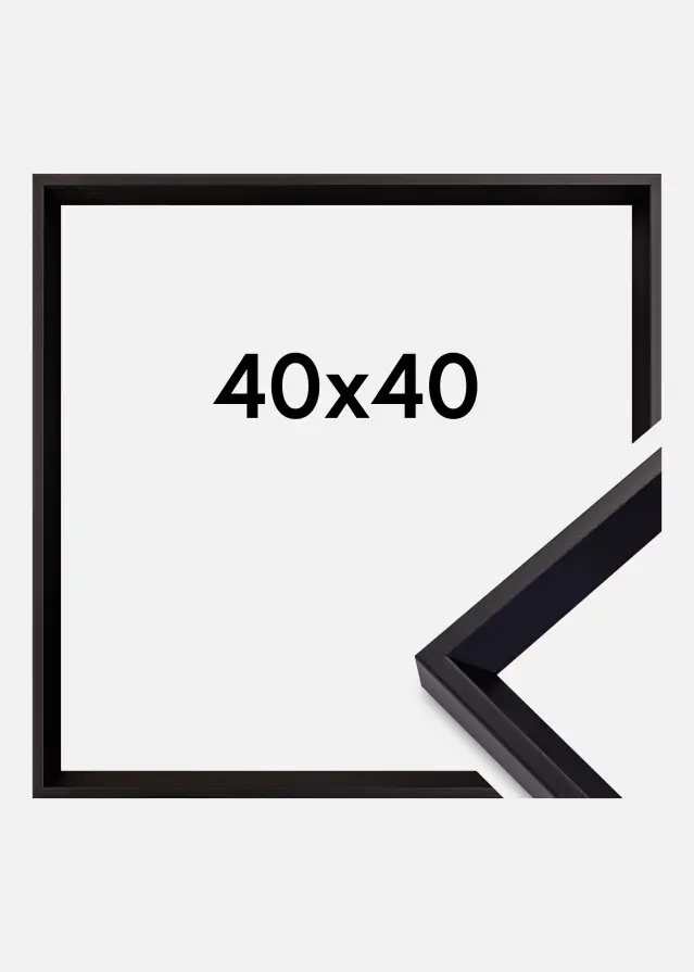 Okvir Globe Akrilno steklo Črna 40x40 cm