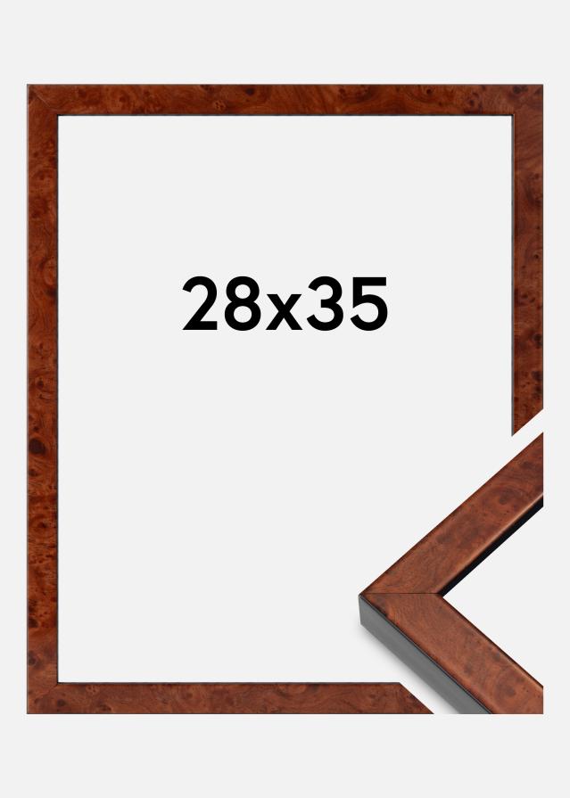Okvir Hermes Akrilno steklo Burr Walnut 28x35 cm