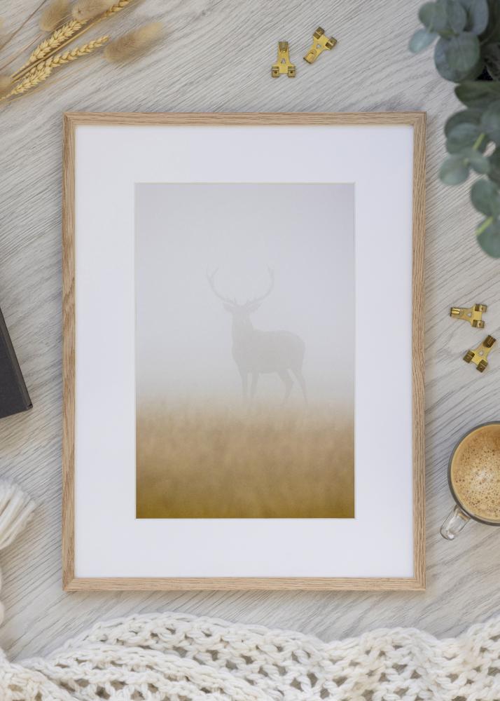 Okvir ozek hrast akrilno steklo 32x32 cm