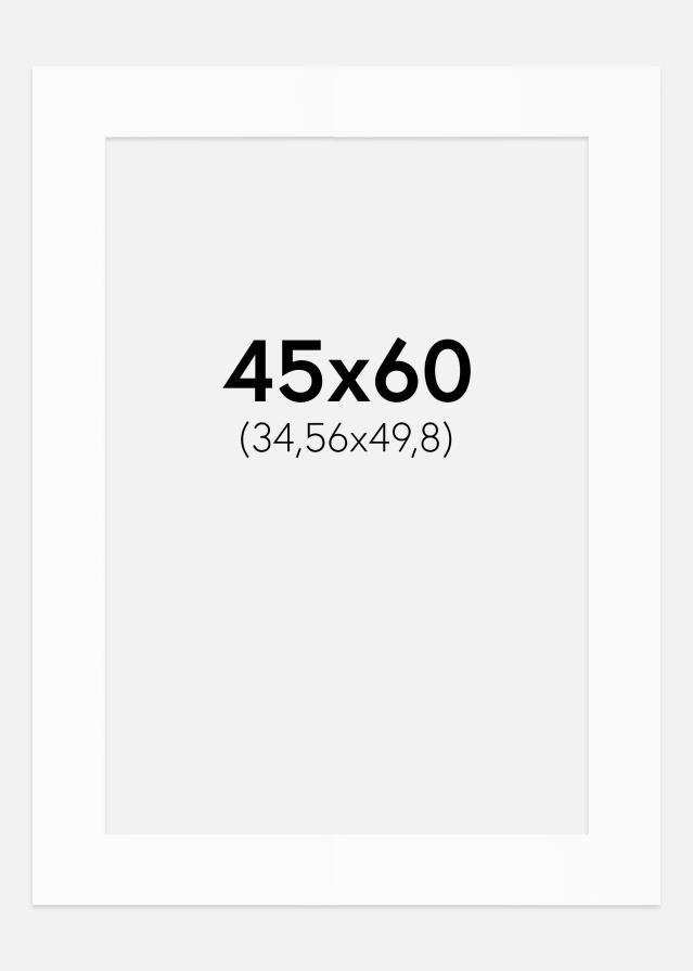 Paspartȗ Beli Standard (Belo Jedro) 45x60 cm (34,56x49,8)