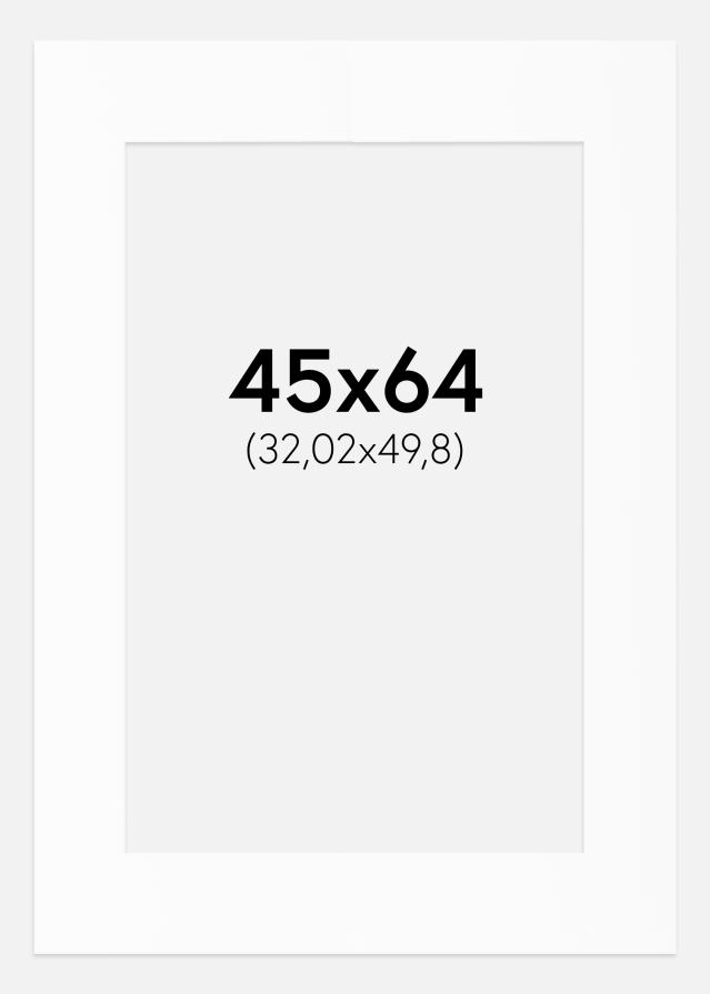 Paspartȗ Beli Standard (Belo Jedro) 45x64 cm (32,02x49,8)