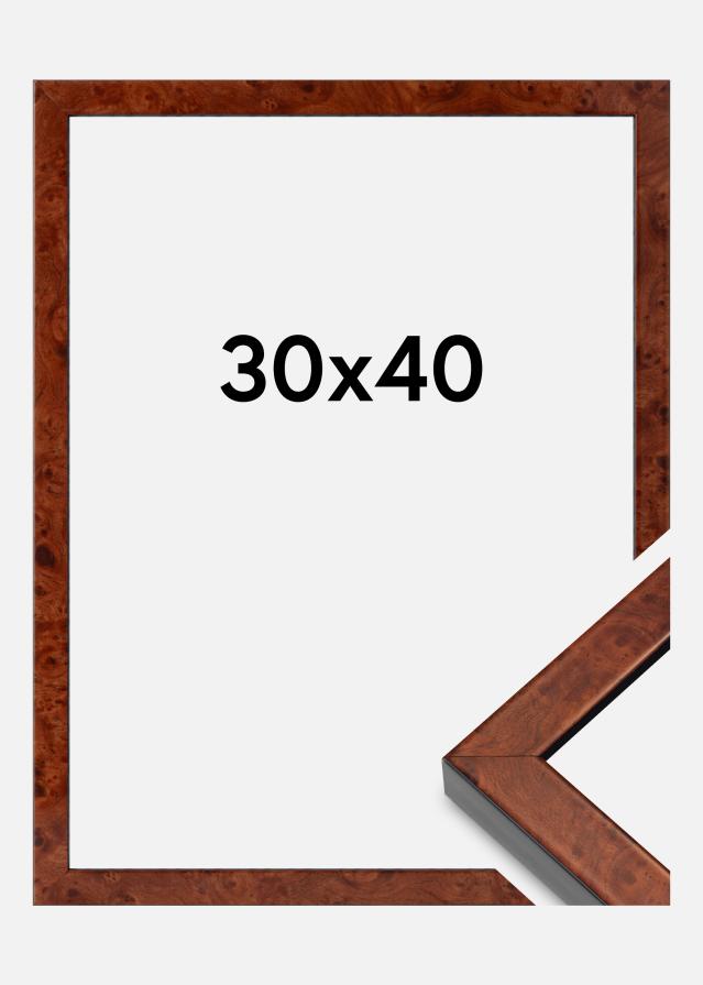 Okvir Hermes Akrilno steklo Burr Walnut 30x40 cm