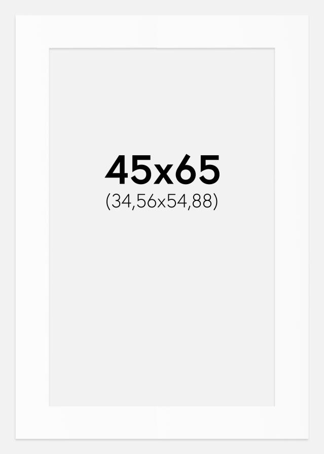 Paspartȗ Beli Standard (Belo Jedro) 45x65 cm (34,56x54,88)