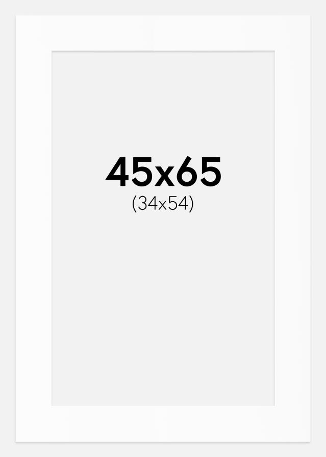 Paspartȗ Beli Standard (Belo Jedro) 45x65 cm (34x54)