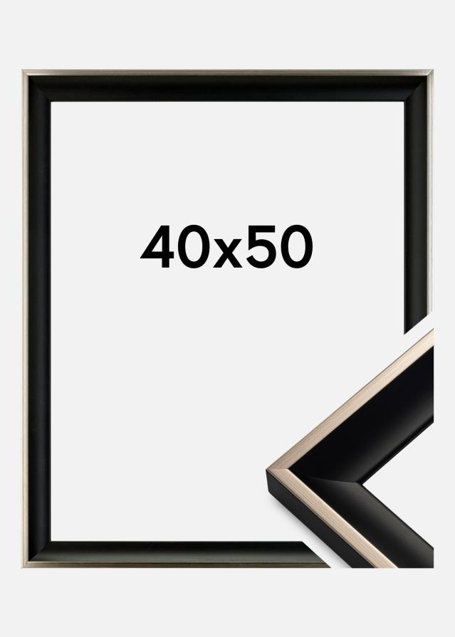 Okvir Öjaren Črno-Srebrna 40x50 cm