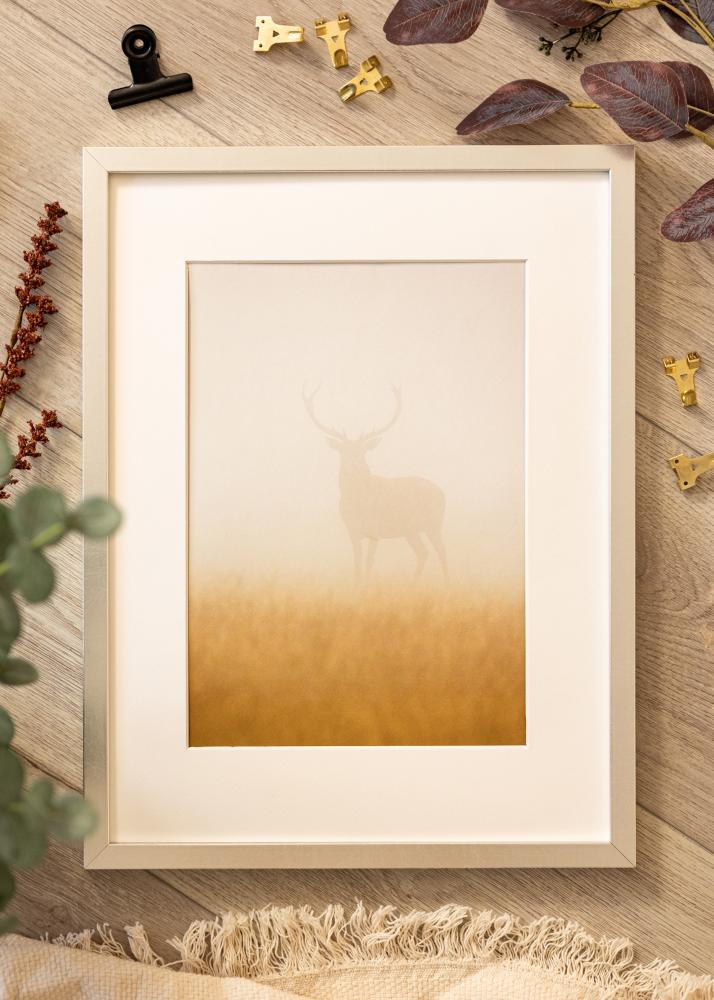 Okvir Minerva Akrilno steklo Srebrna 20x25 cm