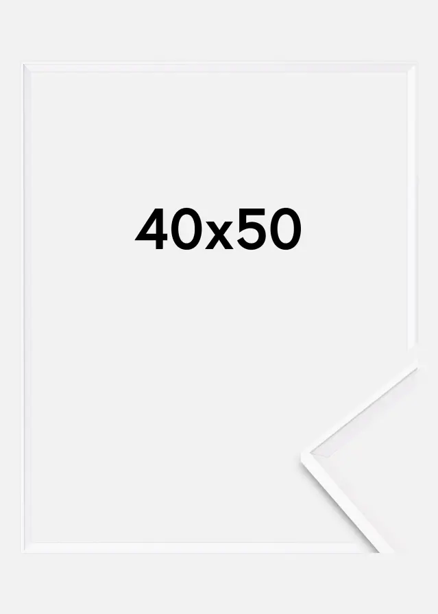 Okvir Desire Akrilno steklo Bela 40x50 cm