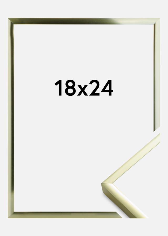 Okvir Poster Frame Aluminum Gold 18x24 cm