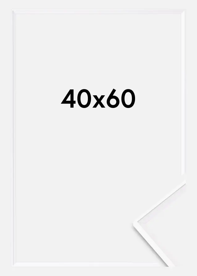 Okvir Desire Akrilno steklo Bela 40x60 cm