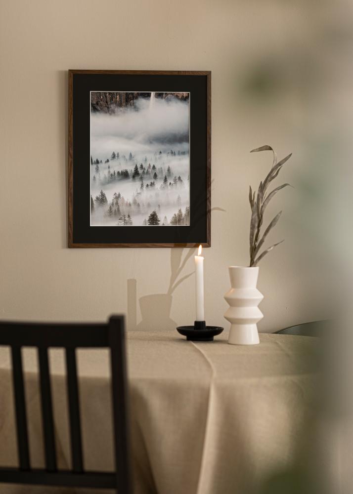 Okvir Galant Oreh 50x70 cm - Paspartŭ Črna 33x56 cm