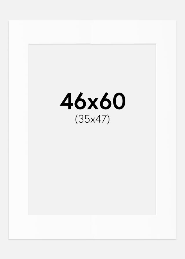 Paspartȗ Beli Standard (Belo Jedro) 46x60 cm (35x47)