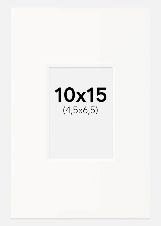 Paspartŭ Umazano bela Bel notranji rob 10x15 cm (4,5x6,5)