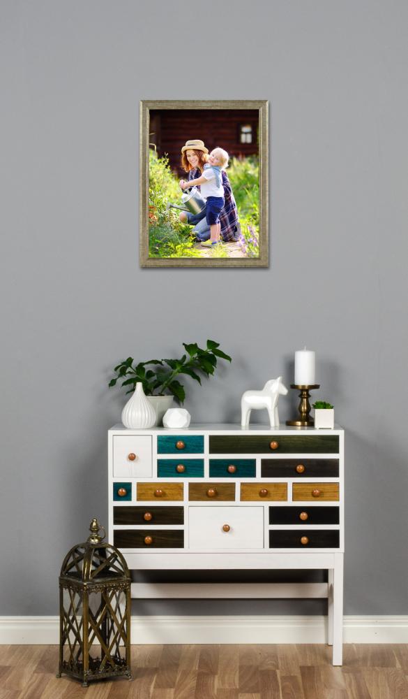 Okvir Nyhyttan Antično srebrna - Izbiren Velikost