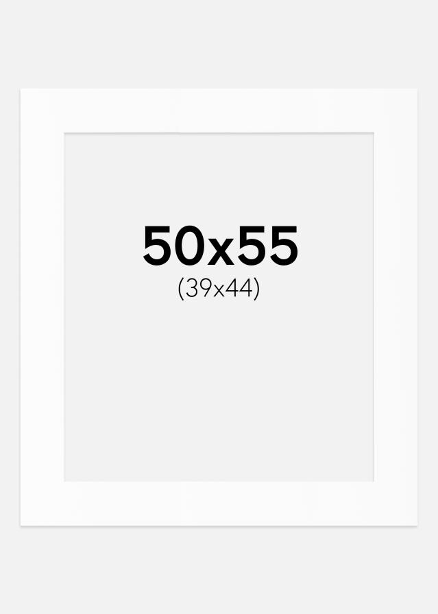 Paspartȗ Beli Standard (Belo Jedro) 50x55 cm (39x44)