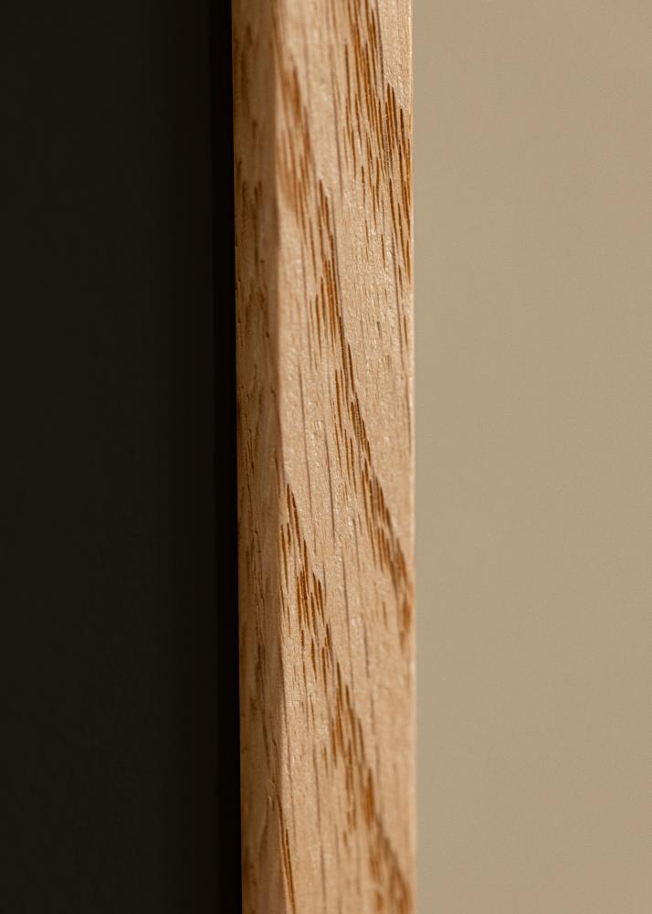 Okvir E-Line Hrast 30x40 cm - Paspartŭ Črna 21x29,7 cm (A4)